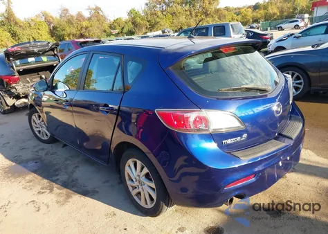 2013 Mazda Mazda3 I Touring from USA, damaged, VIN JM1BL1LP2D1796636